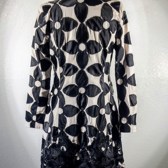 NWT Johnny Was Biya Embroidered Silk Coat Sz M - Picture 7 of 8